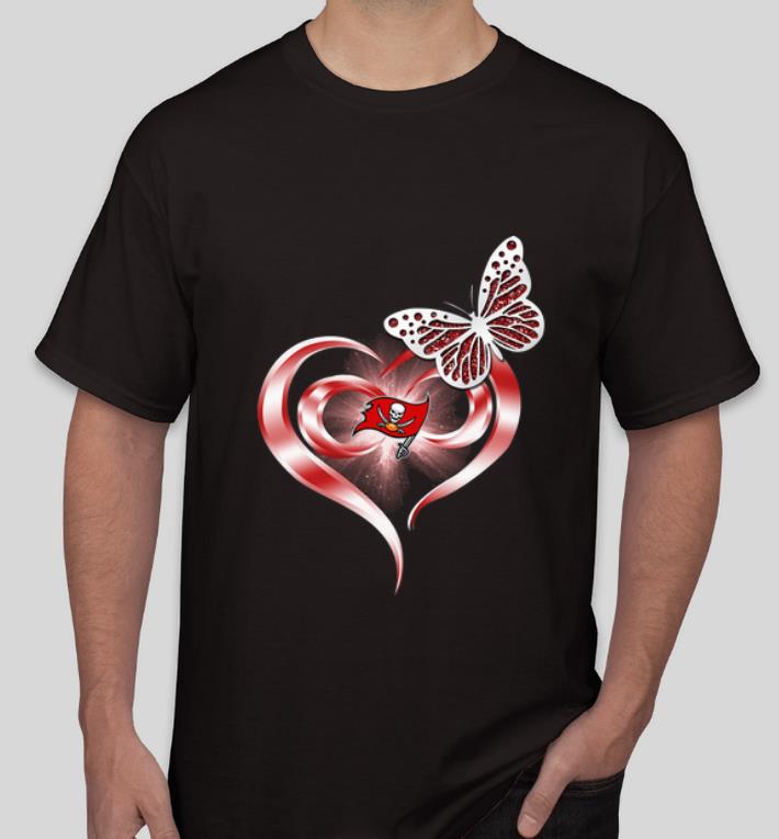 Nice Butterfly Heart Love Tampa Bay Buccaneers shirt 4 - Nice Butterfly Heart Love Tampa Bay Buccaneers shirt