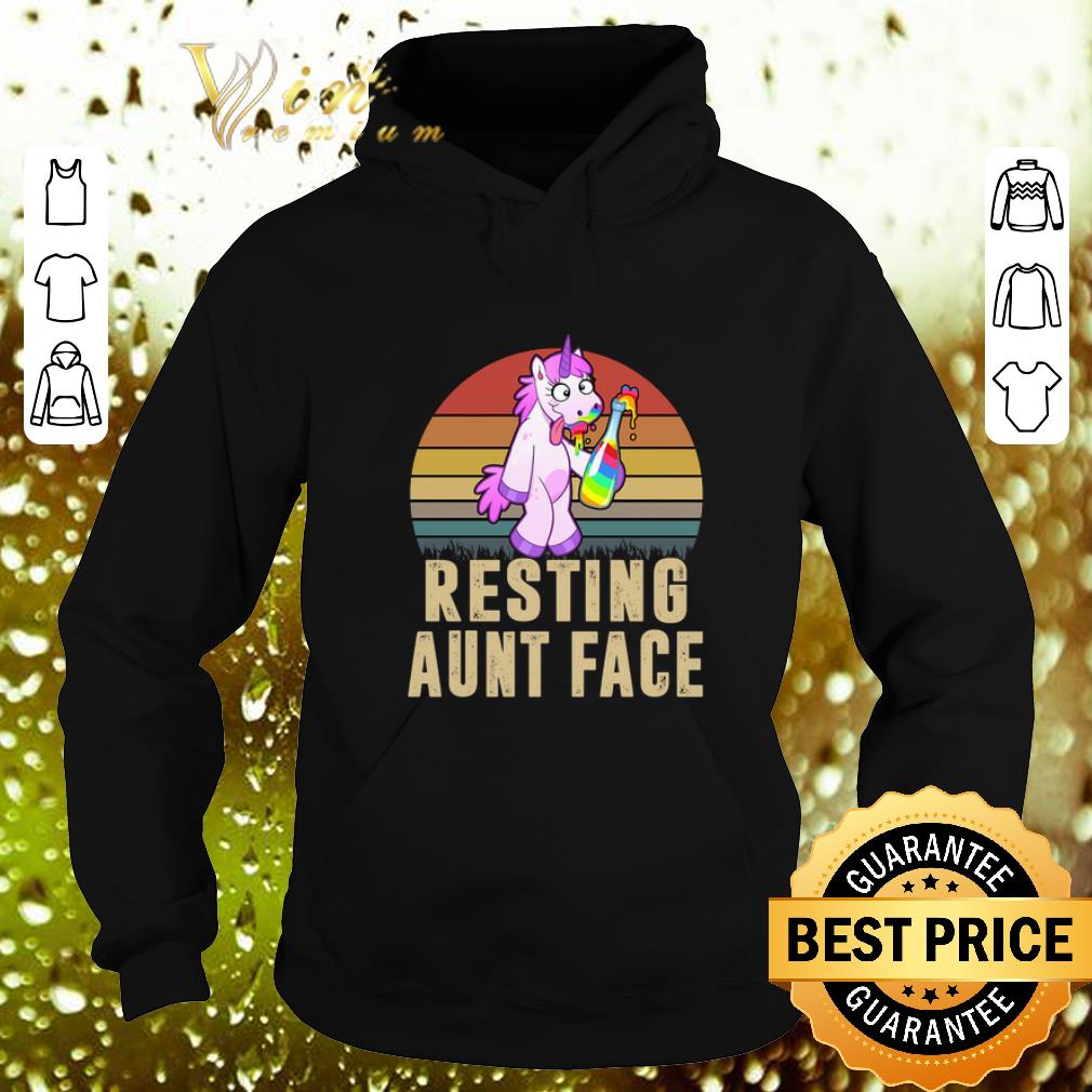 Nice Unicorn Resting Aunt Face Vintage shirt 4 - Nice Unicorn Resting Aunt Face Vintage shirt