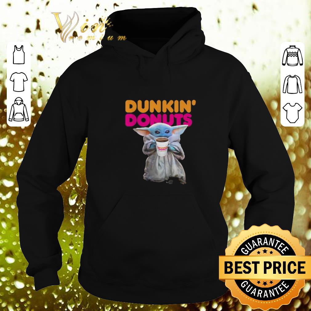 Official Baby Yoda holding Dunkin Donuts Star Wars shirt Official Baby Yoda holding Dunkin Donuts Star Wars shirt 4 - Official Baby Yoda holding Dunkin Donuts Star Wars shirt