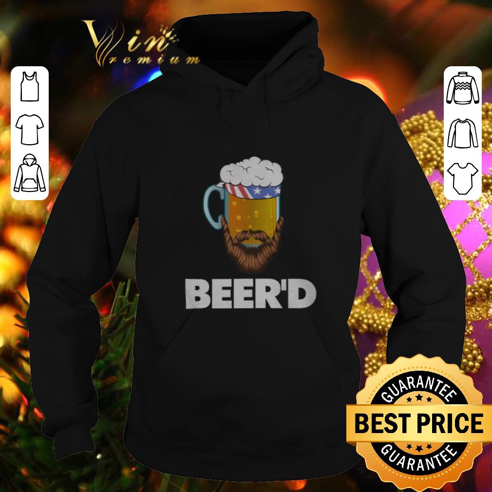 Official Beer d beer beard American flag shirt 4 - Official Beer'd beer beard American flag shirt