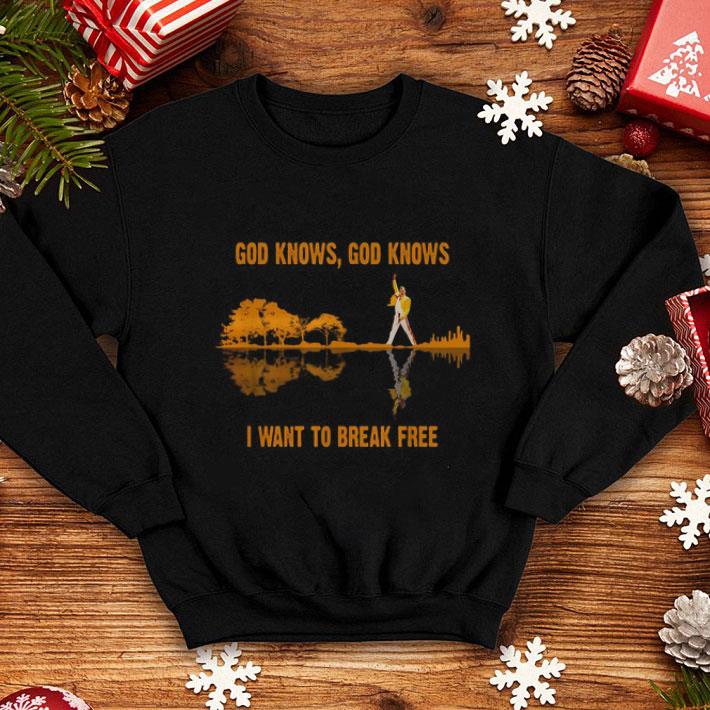Freddie Mercury God knows i want to break free guitar lake shirt 4 - Freddie Mercury God knows i want to break free guitar lake shirt