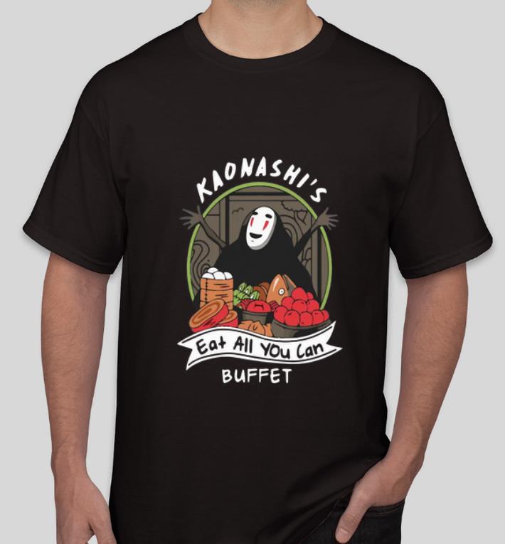 Great Kaonashi s Eat All You Can Buffet Spirited Away shirt 4 - Great Kaonashi’s Eat All You Can Buffet Spirited Away shirt