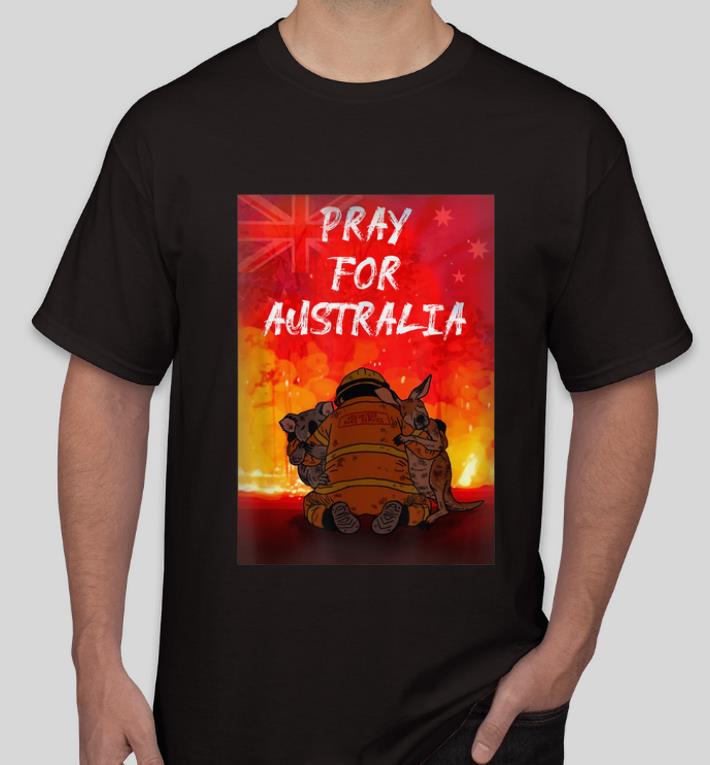 Official Pray For Australia Firefighter Koala And Kangaroo shirt 4 - Official Pray For Australia Firefighter Koala And Kangaroo shirt