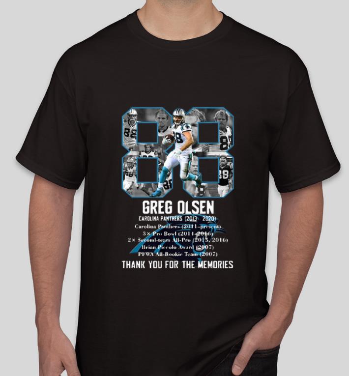 Awesome Thank You For The Memories 88 Greg Olsen shirt 4 - Awesome Thank You For The Memories 88 Greg Olsen shirt