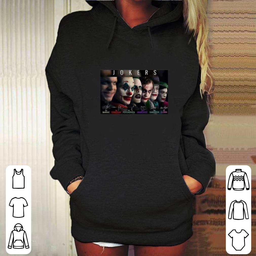 Cool Jokers The Maniac The Comedian The Psychopath Signatures shirt Cool Jokers The Maniac The Comedian The Psychopath Signatures shirt 4 - Cool Jokers The Maniac The Comedian The Psychopath Signatures shirt