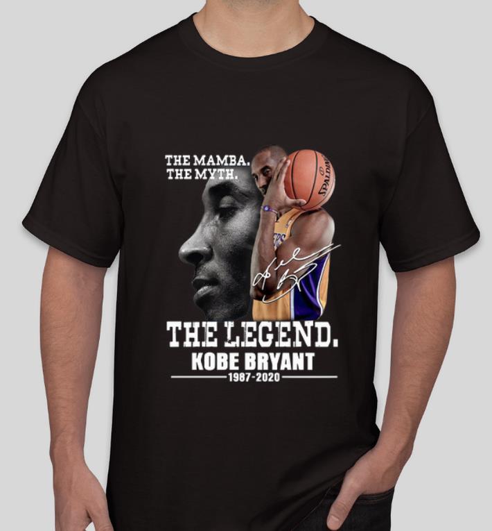 Nice The Mamba The Myth The Legend Kobe Bryant Signature shirt 4 - Nice The Mamba The Myth The Legend Kobe Bryant Signature shirt