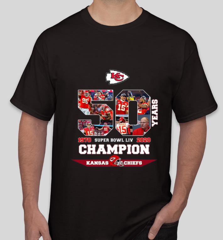 Official Kansas City 50 Years Super Bowl LIV Champions 1970 2020 shirt 4 - Official Kansas City 50 Years Super Bowl LIV Champions 1970 2020 shirt