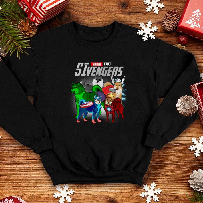 Official Marvel Shiba Inu SIvengers Avengers Endgame shirt 4 - Official Marvel Shiba Inu SIvengers Avengers Endgame shirt