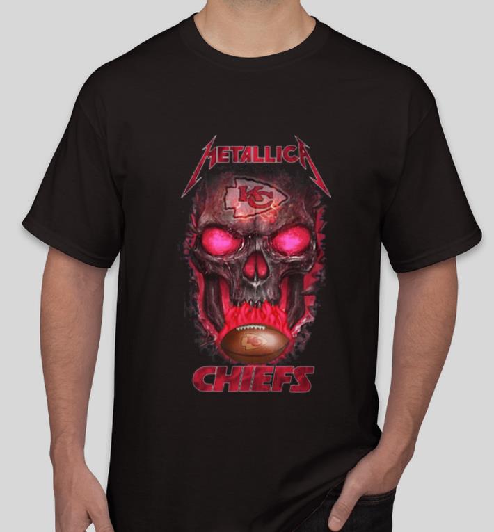 Premium Metallica Chiefs NFL Skull Kansas City Chiefs shirt 4 - Premium Metallica Chiefs NFL Skull Kansas City Chiefs shirt