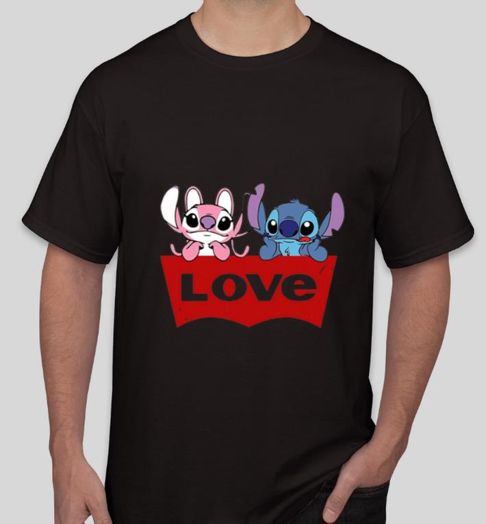 Premium Stitch And Angel Love shirt 4 - Premium Stitch And Angel Love shirt