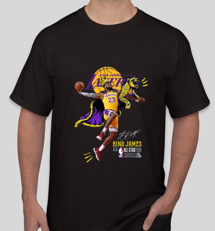 Top Los Angeles Lakers Lebron James King James All Star 2019 Signature shirt 4 - Top Los Angeles Lakers Lebron James King James All Star 2019 Signature shirt