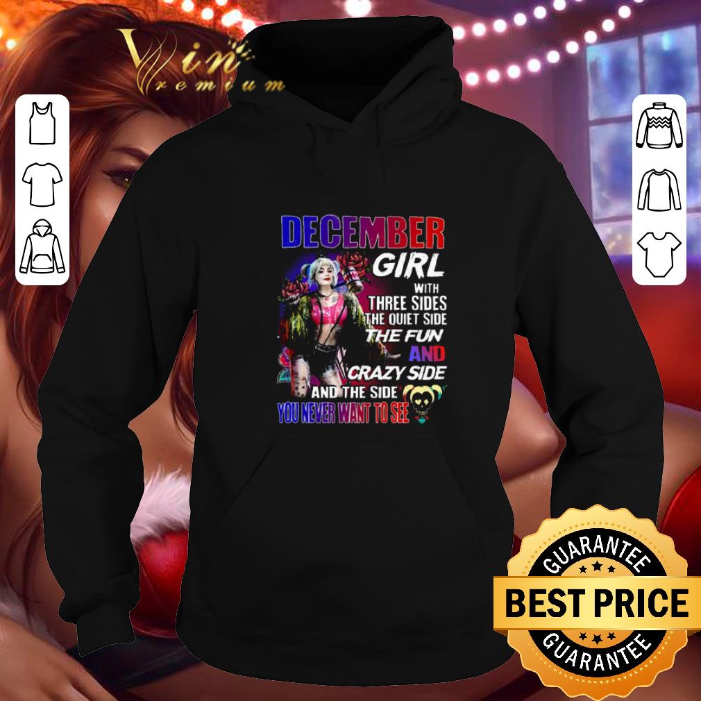 Cool Harley Quinn 2020 december girl with three sides the quiet side shirt 4 - Cool Harley Quinn 2020 december girl with three sides the quiet side shirt