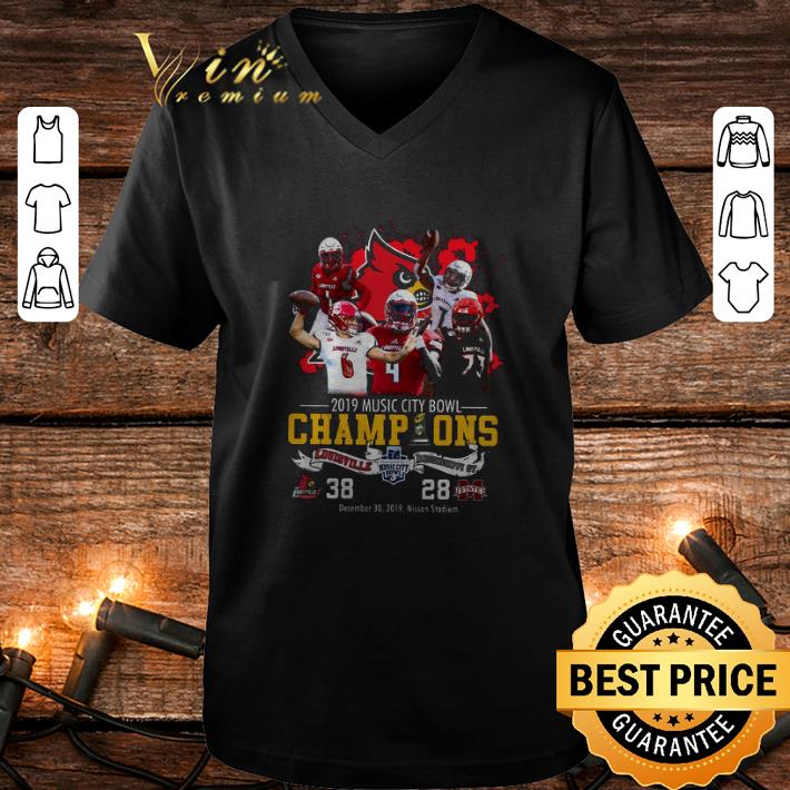 Nice Louisville Cardinals 2019 Music City Bowl Champions Louisville Vs Mississippi State Bulldogs shirt 4 - Nice Louisville Cardinals 2019 Music City Bowl Champions Louisville Vs Mississippi State Bulldogs shirt