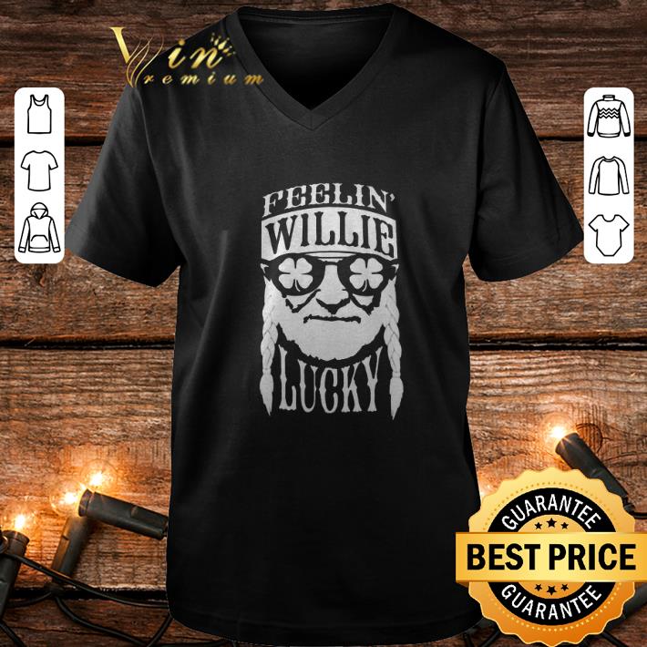 Official Willie Nelson Feelin' Willie Lucky St. Patrick's day shirt Official Willie Nelson Feelin Willie Lucky St Patrick s day shirt 4 - Official Willie Nelson Feelin' Willie Lucky St. Patrick's day shirt
