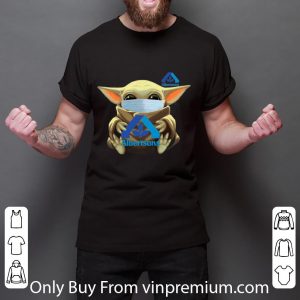 Official Star Wars Baby Yoda Face Mask Hug Albertsons shirt 1