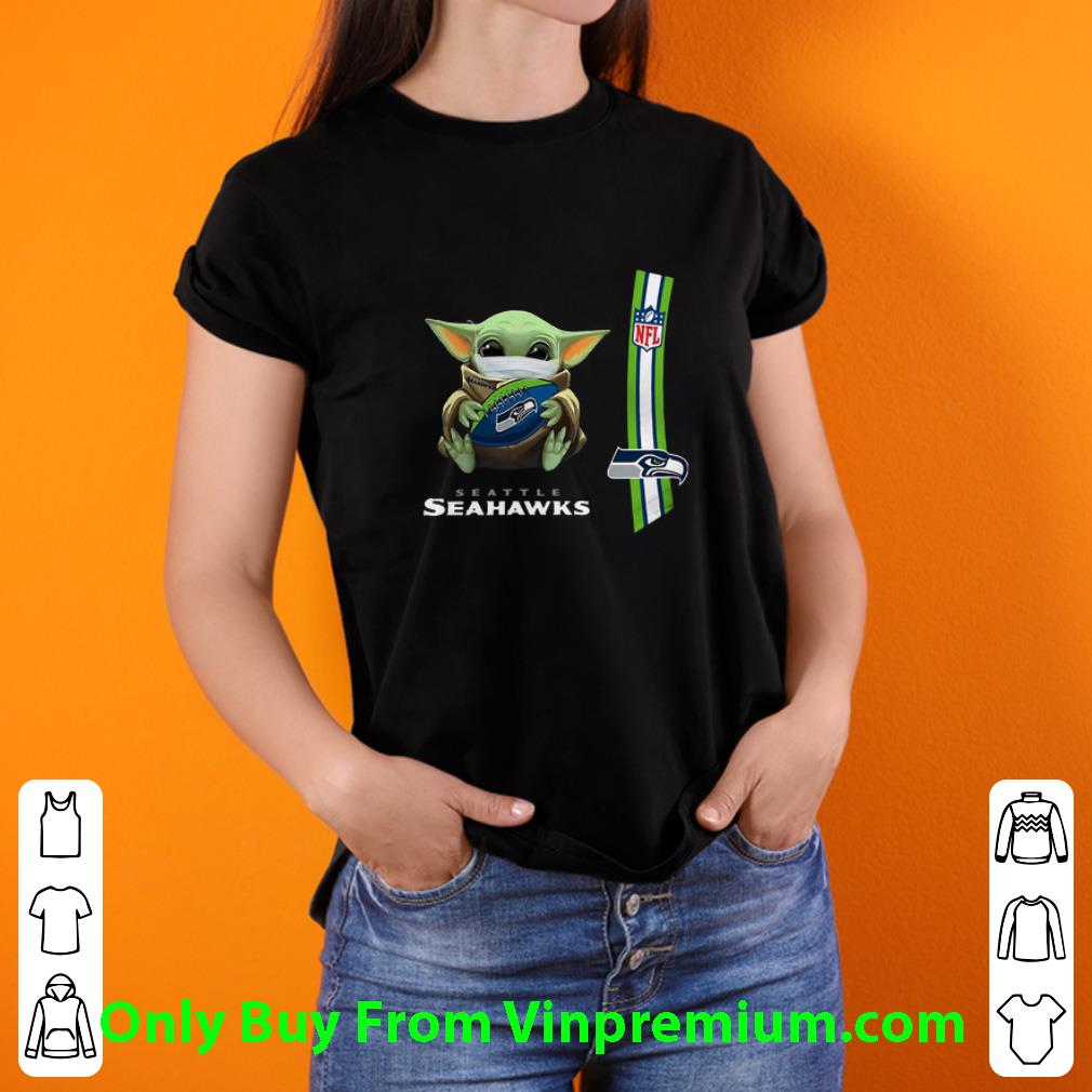 Premium Star Wars Baby Yoda Mask Seattle Seahawks NFL Covid-19 shirt Premium Star Wars Baby Yoda Mask Seattle Seahawks NFL Covid-19 shirt