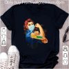 Great Strong Woman Mask Tattoo Subway shirt