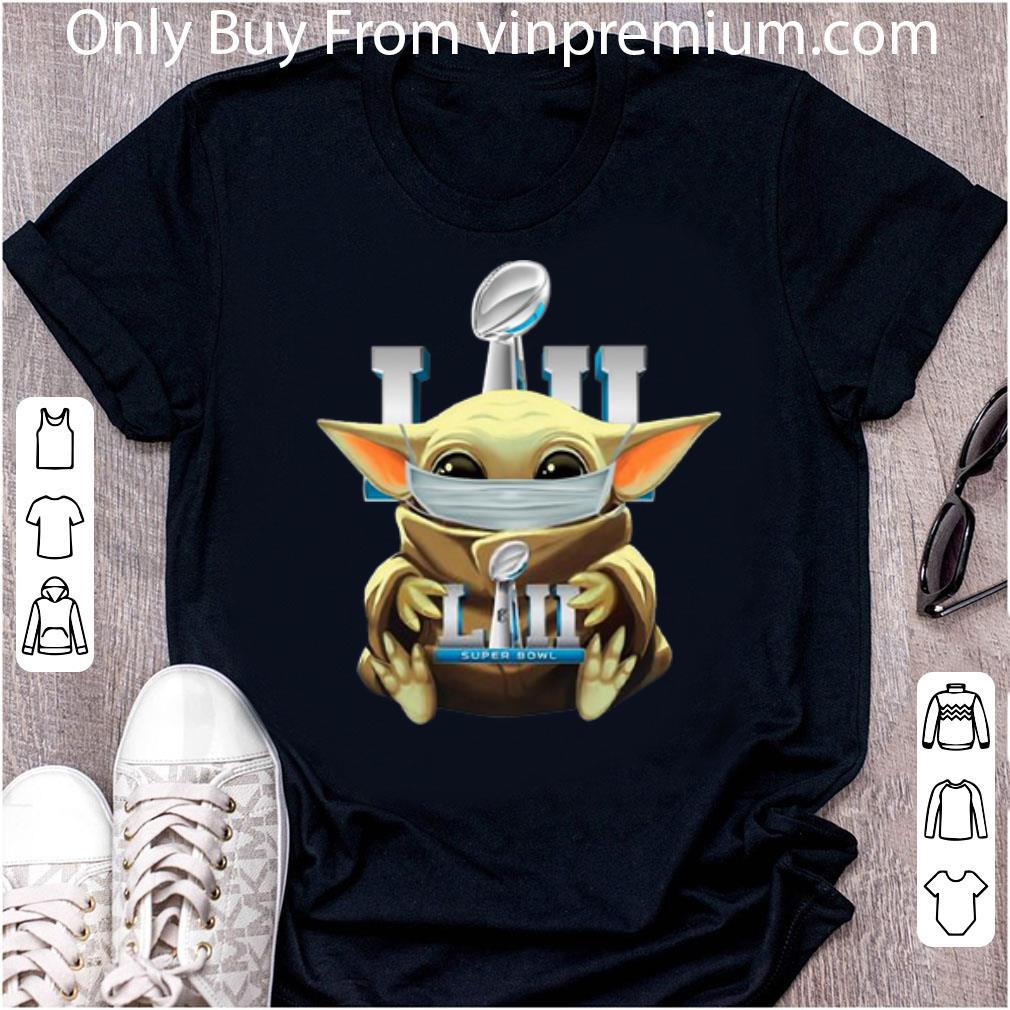 Pretty Star Wars Baby Yoda Face Mask Hug Super Bowl shirt Pretty Star Wars Baby Yoda Face Mask Hug Super Bowl shirt