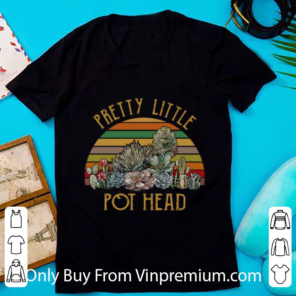 Official Vintage Succulent Pretty Little Pot Head shirt