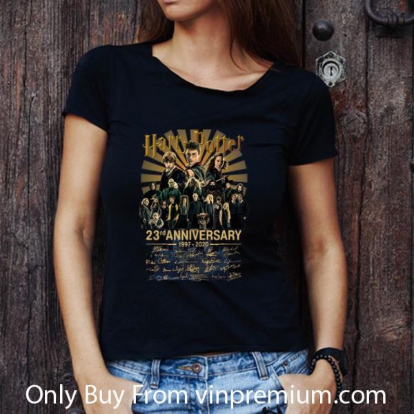Original Harry Potter 23rd Anniversary 1997-2020 Signatures shirt