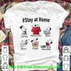 Premium Snoopy Stay At Home Coffee Work Music Food Reading shirt