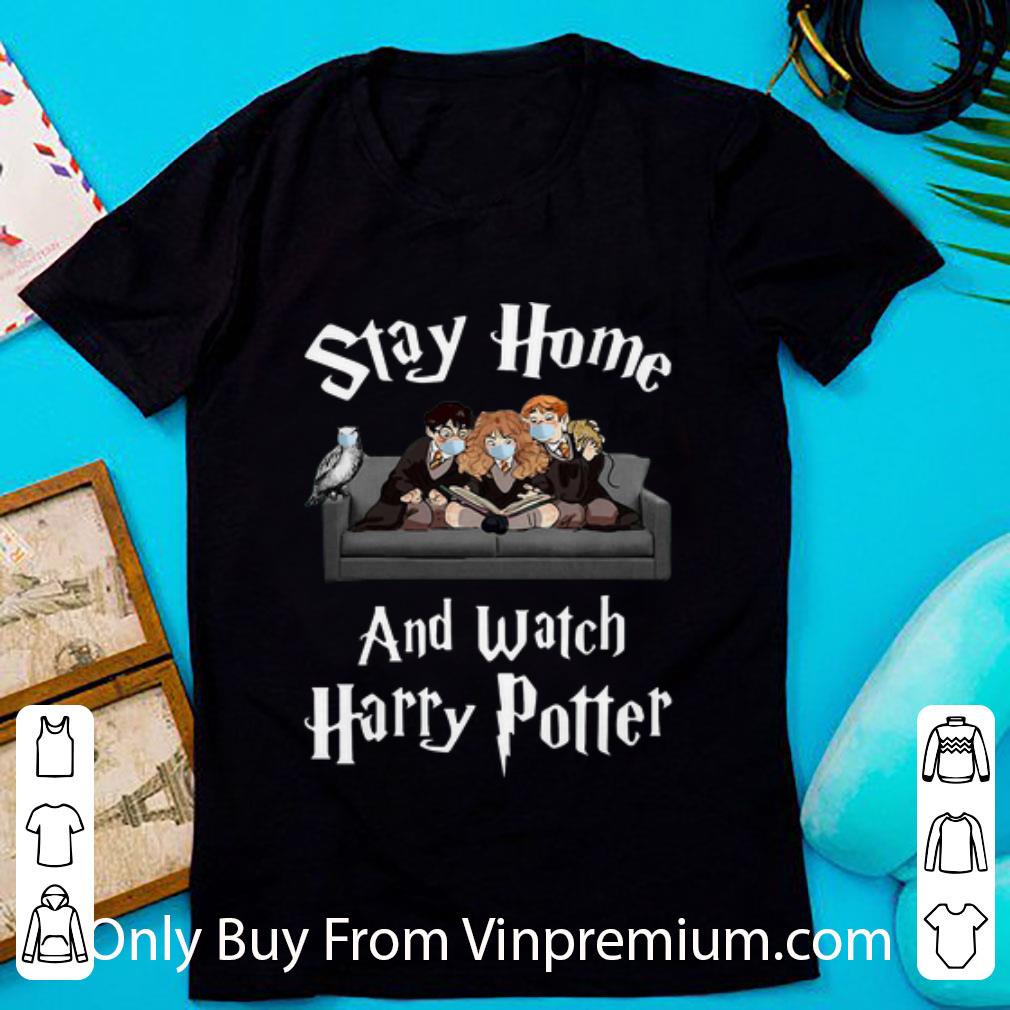 Nice Stay Home And Watch Harry Potter Face Mask shirt