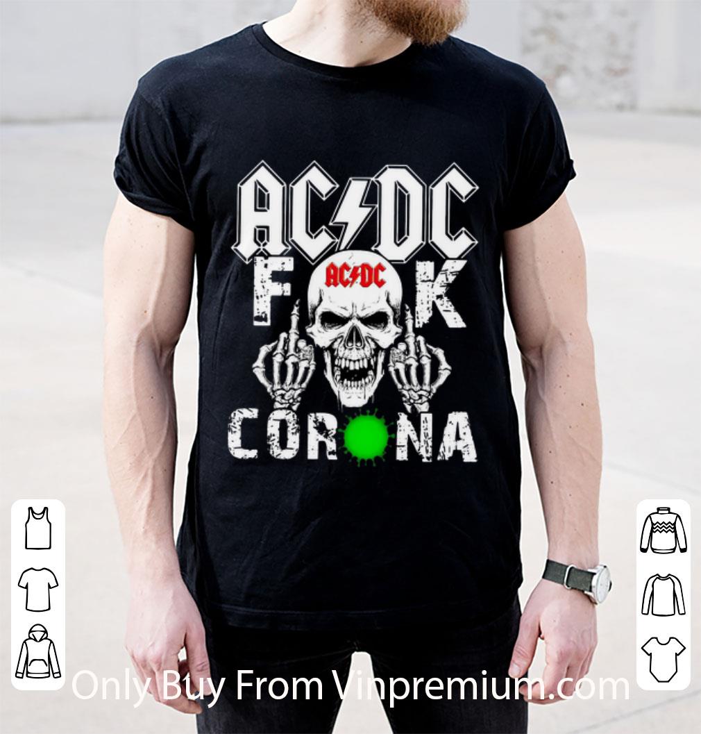Premium ACDC Skull Fuck Corona shirt