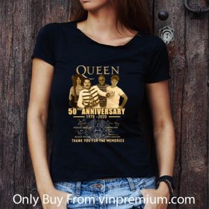 Nice Queen 50th Anniversary 1970 2020 Thank You For The Memories shirt 2