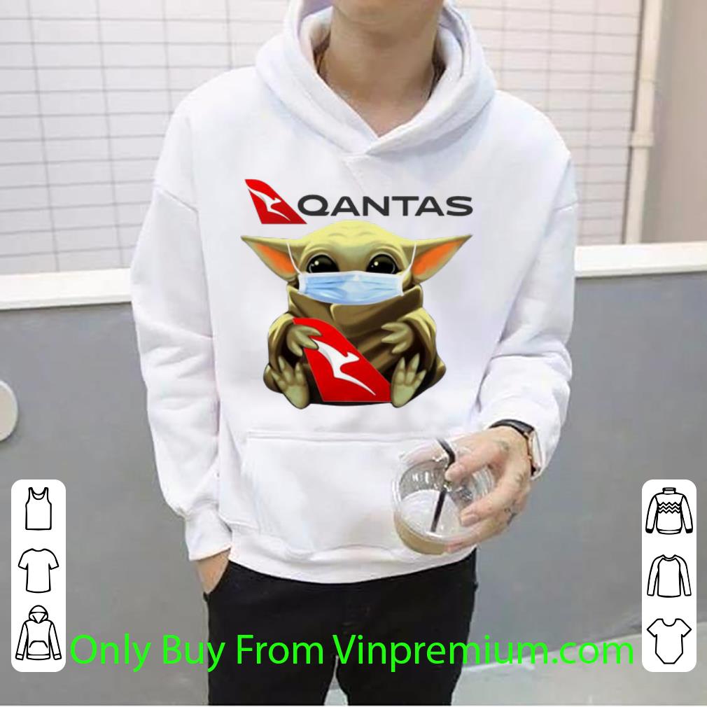 79c2a4a5 nice star wars baby yoda mask hug qantas shirt 4 - Nice Star Wars Baby Yoda Mask Hug Qantas shirt