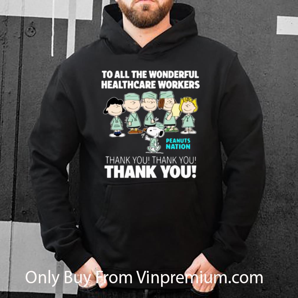 97ef2cca great peanuts nation to all the wonderful healthcare workers thank you shirt 4 - Great Peanuts Nation To All The Wonderful Healthcare Workers Thank You shirt