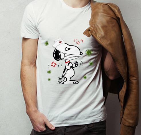Awesome Nurse Snoopy And Woodstock Face Mask Coronavirus shirt 4 - Awesome Nurse Snoopy And Woodstock Face Mask Coronavirus shirt