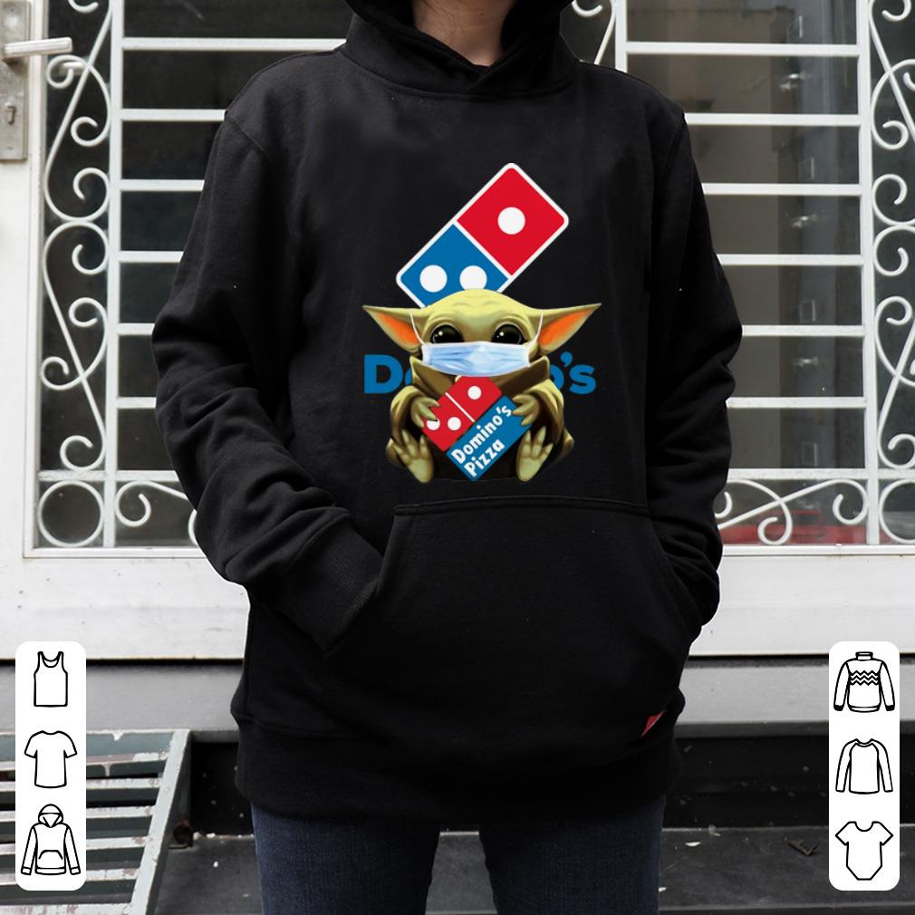 Pretty Star Wars Baby Yoda Mask Hug Domino's Pizza Covid-19 shirt Pretty Star Wars Baby Yoda Mask Hug Domino s Pizza Covid 19 shirt 4 - Pretty Star Wars Baby Yoda Mask Hug Domino's Pizza Covid-19 shirt