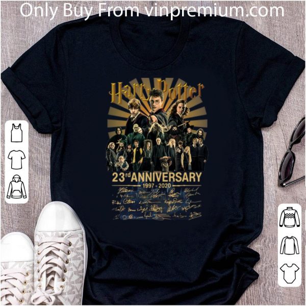 Original Harry Potter 23rd Anniversary 1997-2020 Signatures shirt
