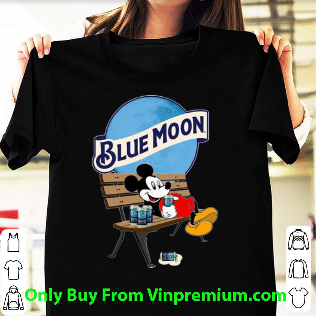 Official Mickey Mouse Drink Pabst Blue Moon Beer shirt