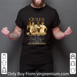 Nice Queen 50th Anniversary 1970 2020 Thank You For The Memories shirt 1