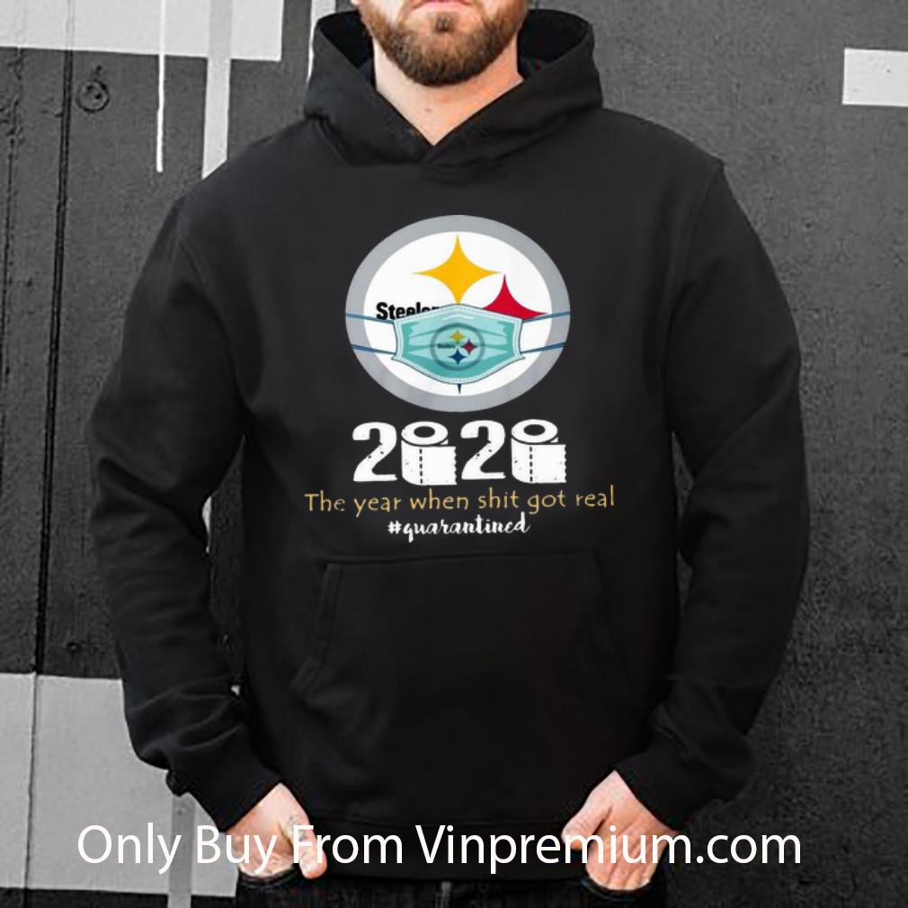 db1cf770 official pittsburgh steelers mask 2020 the year when shit got real quarantined shirt 4 - Official Pittsburgh Steelers Mask 2020 The Year When Shit Got Real #Quarantined shirt