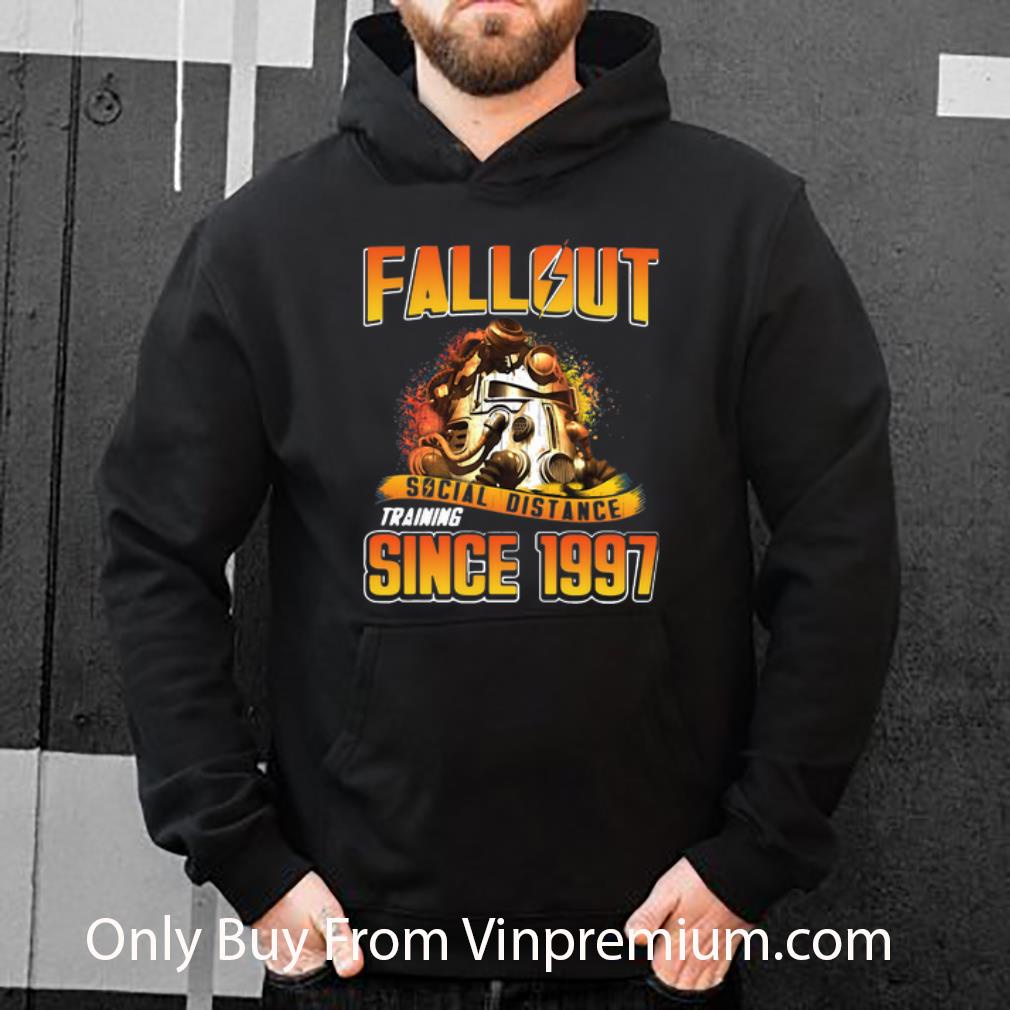 dd348b16 official fallout social distance training since 1997 shirt 4 - Official Fallout Social Distance Training Since 1997 shirt