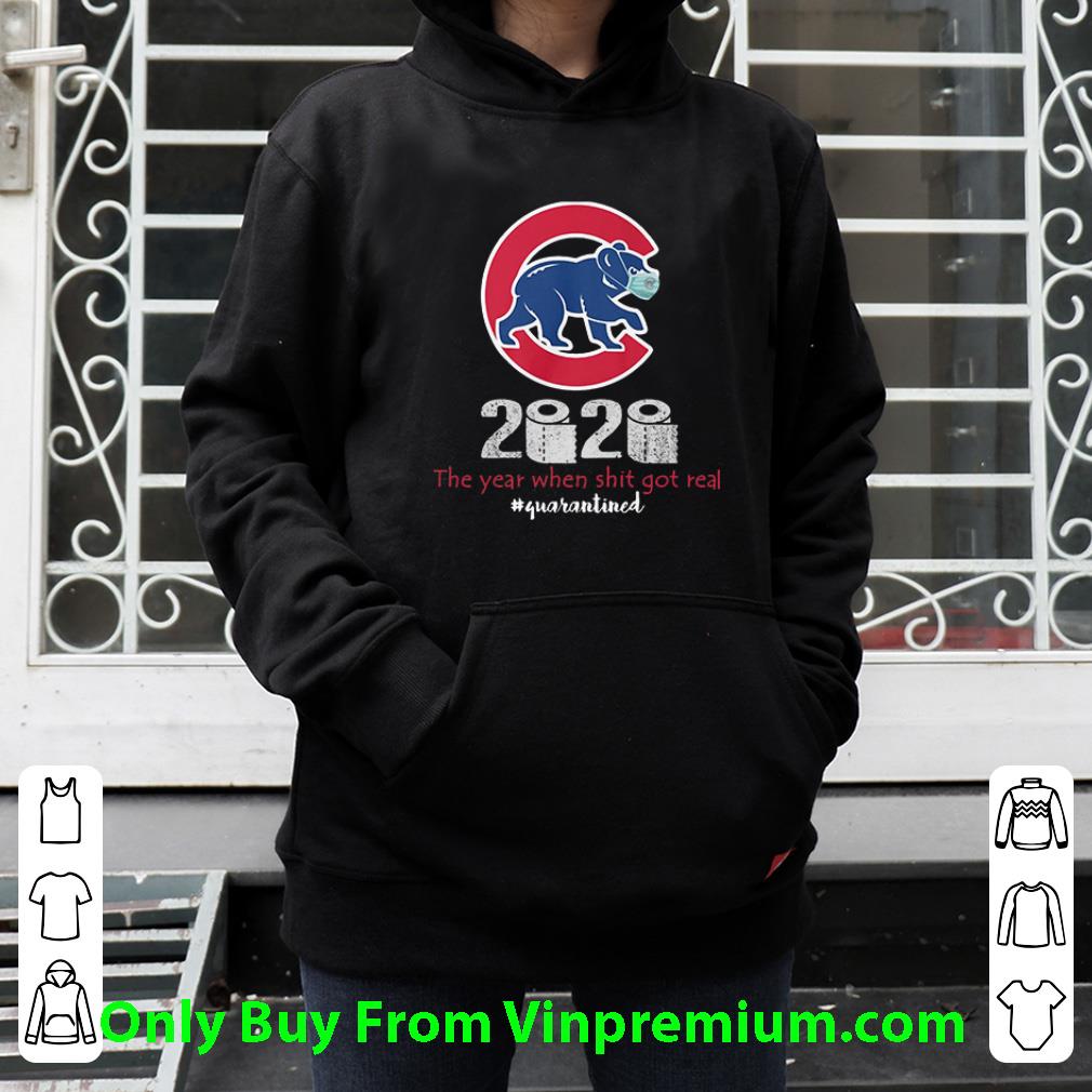 f1439e49 top chicago cubs 2020 the year when shit got real quarantined covid 19 shirt 4 - Top Chicago Cubs 2020 The Year When Shit Got Real Quarantined Covid-19 shirt