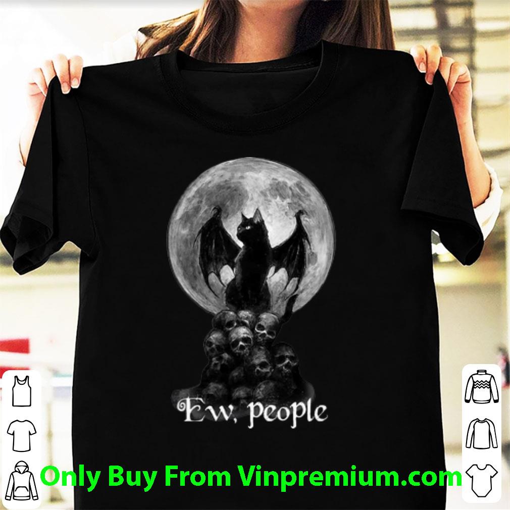 Hot Demon Cat Skulls Moon Ew People shirt