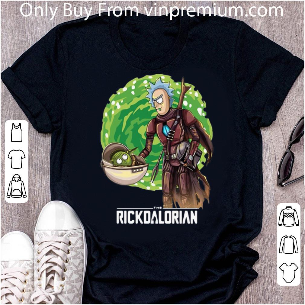 Nice Rick And Morty Baby Yoda The Rickdalorian shirt