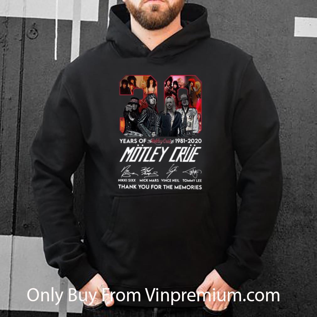 0a503e40 premium 39 years of motley crue thank you for the memories signature shirt 4 - Premium 39 Years Of Motley Crue Thank You For The Memories Signature shirt