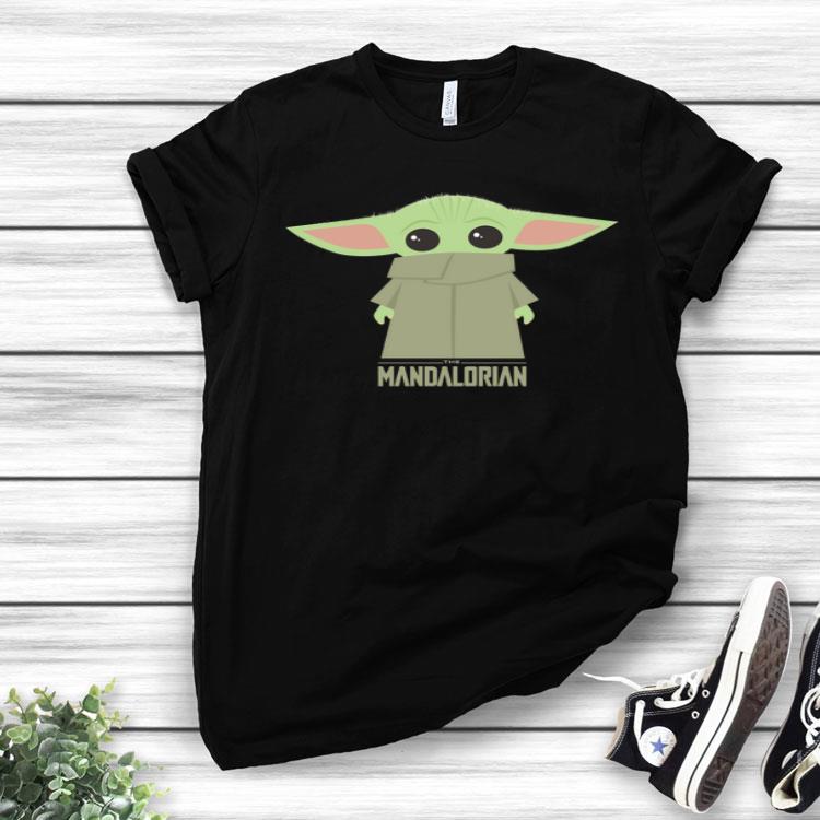 Star Wars The Mandalorian The Child Hidden Face Cute Cartoon Shirt