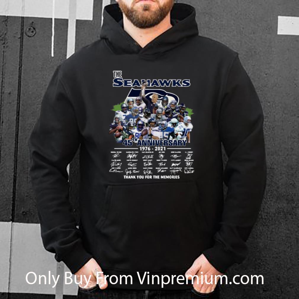 24c22e1b top the seahawks 45th anniversary thank you for the memories signatures shirt 4 - Top The Seahawks 45th Anniversary Thank You For The Memories Signatures shirt