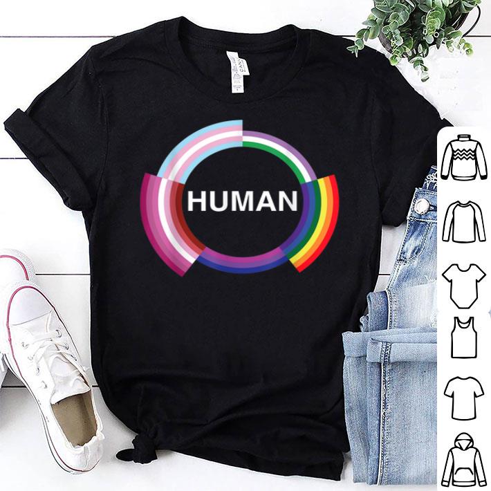 Human Pride For Transgender Gay Pansexual And Lesbian Shirt