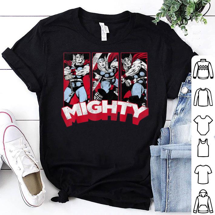 Thor Mighty Vintage Comic Poses Graphic Shirt