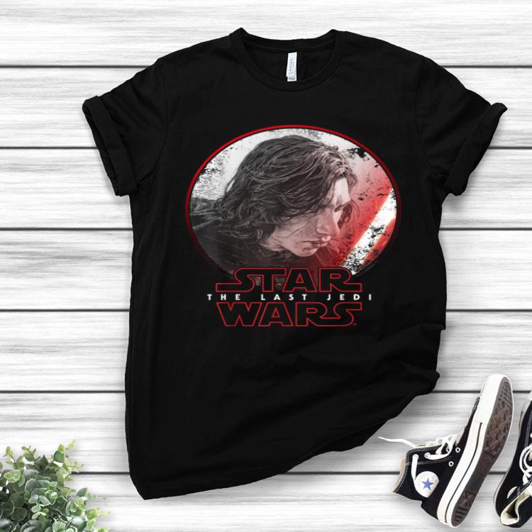 Star Wars Last Jedi Kylo Ren Sketch Portrait Graphic Shirt