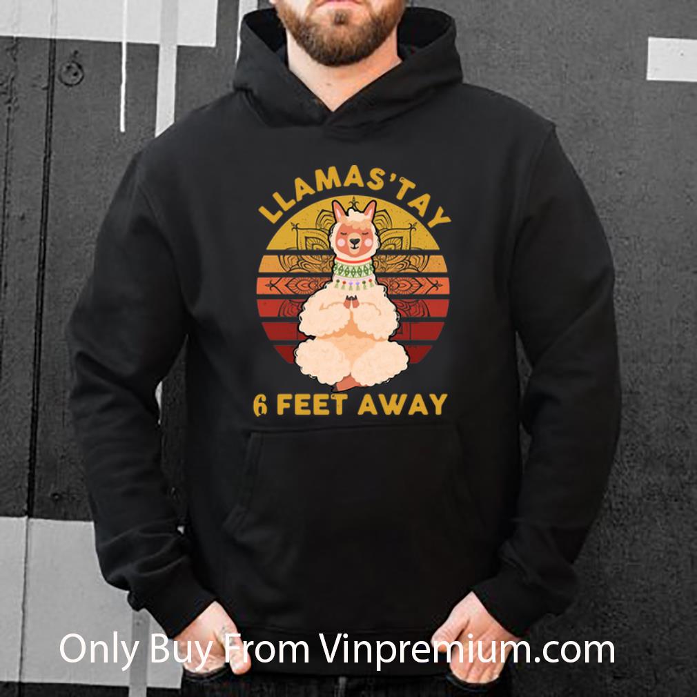 498d0c1a top vintage llamas tay 6 feet away social distancing shirt 4 - Top Vintage Llamas’tay 6 Feet Away Social Distancing shirt