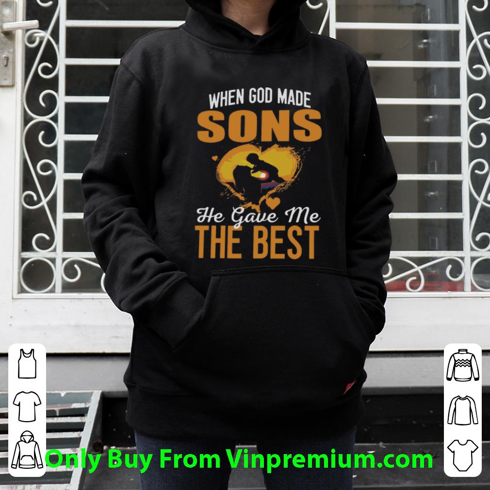 4d05ac44 official when god made sons he gave me the best mother s day shirt 4 - Official When God Made Sons He Gave Me The Best Mother's Day shirt