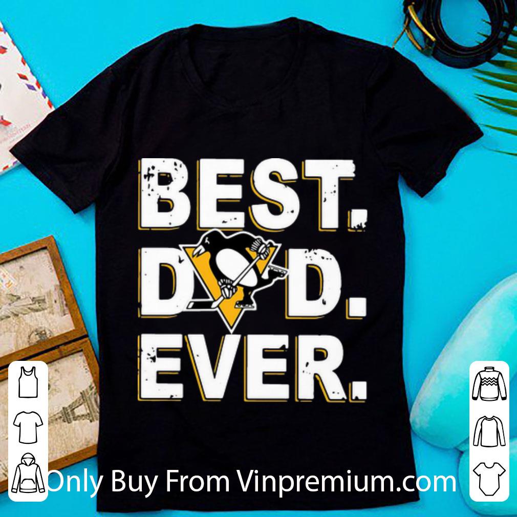 Pretty Pittsburgh Penguins Best Dad Ever Father's Day shirt