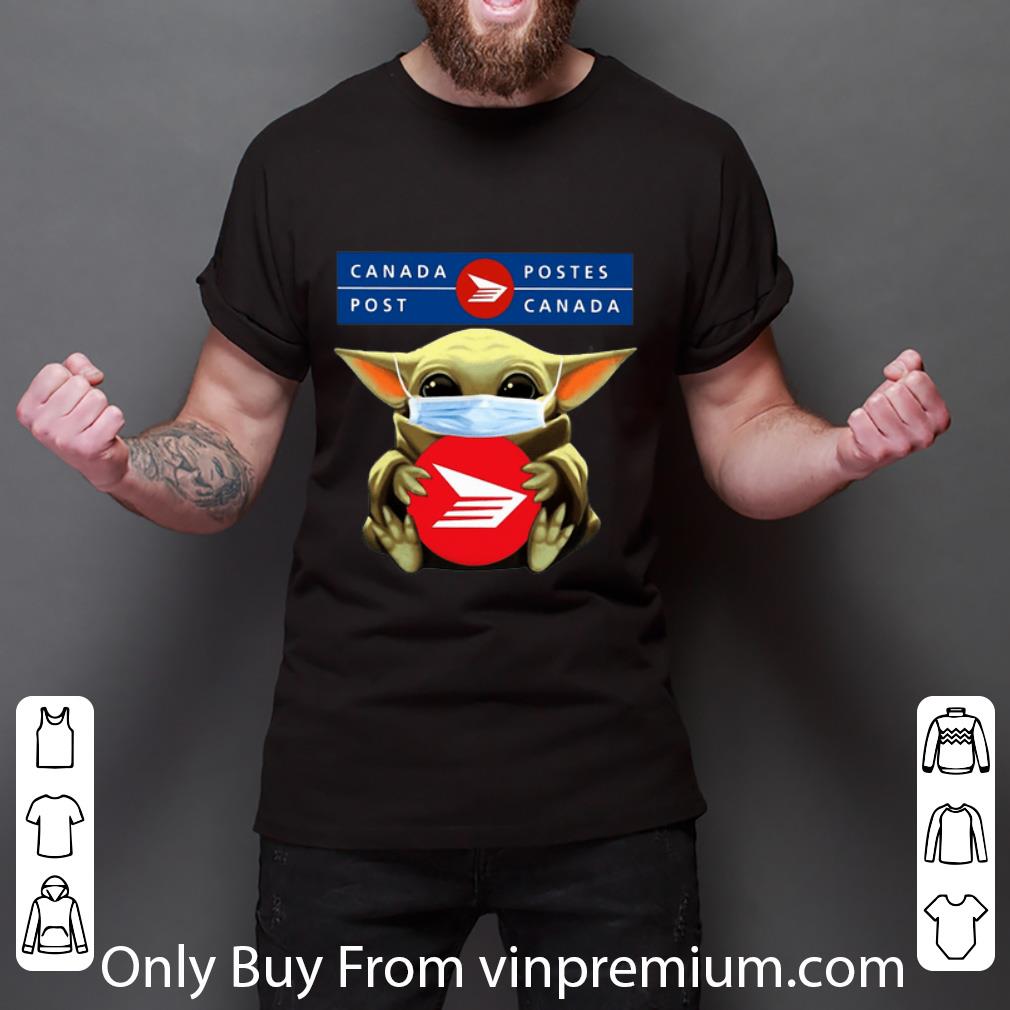 Hot Star Wars Baby Yoda Mask Canada Post Covid-19 shirt